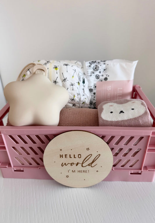 Baby Basket Small - Girl
